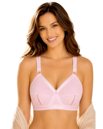 Image of SONA Perfecto Plus Size Full Coverage Cotton Bra for Woman | Non-Padded,Non-Wired 100% Cotton Feel Everyday Bra
