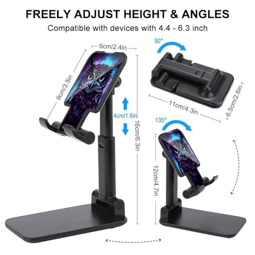 Support téléphone portable violet de bureau pliable pour ne plus jamais bloquer vos mains en avion - 2