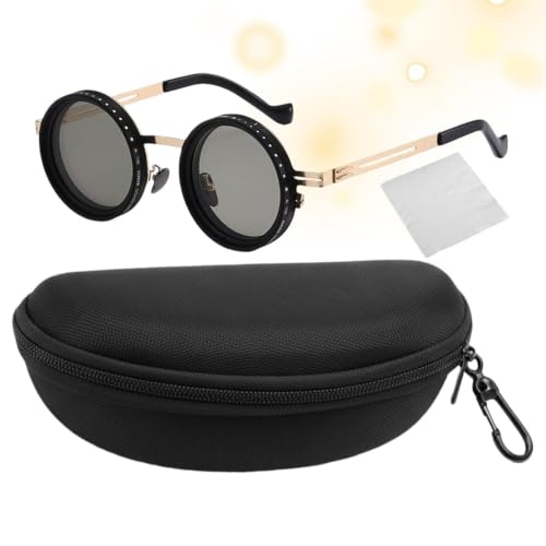 Lunettes de soleil rondes polarisées à teinte réglable avec filtre ND de 1 à 9 vitesses