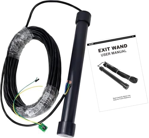 Gate Exit Sensor Automatic Exit Wand Wired Vehicle Sensor with 55 ft. Cable for ...