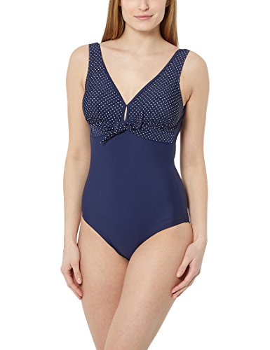 Berydale Maillot de bain sans armature avec décolleté réglable individuellement, Femmes, Bleu marine, 44 Cover
