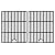 BBQration 17" Grill Grates for Nexgrill 4-Burner 720-0830H 720-0783E Nexgrill Replacement Parts 5 Burner 720-0888N 720-0888 720-0697, Cooking Grate Grill Parts for Kenmore, Uniflame and More