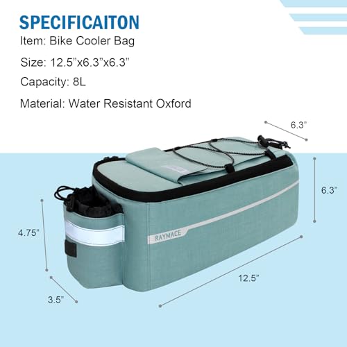 RAYMACE Insulated Bike Rear Rack Cooler