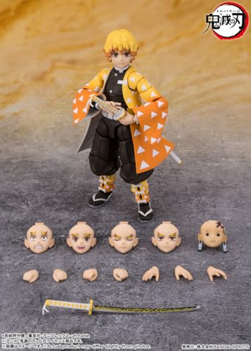 Image of TAMASHII NATIONS - Demon Slayer: Kimetsu no Yaiba - Zenitsu Agatsuma S.H.Figuarts Action Figure