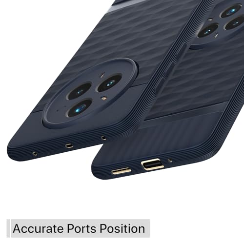 Image of Pikkme Back Cover for Realme 14 Pro 5G Camera Protection 3D Hexa Cube Design Silicone Protective Bumper Case (Blue)