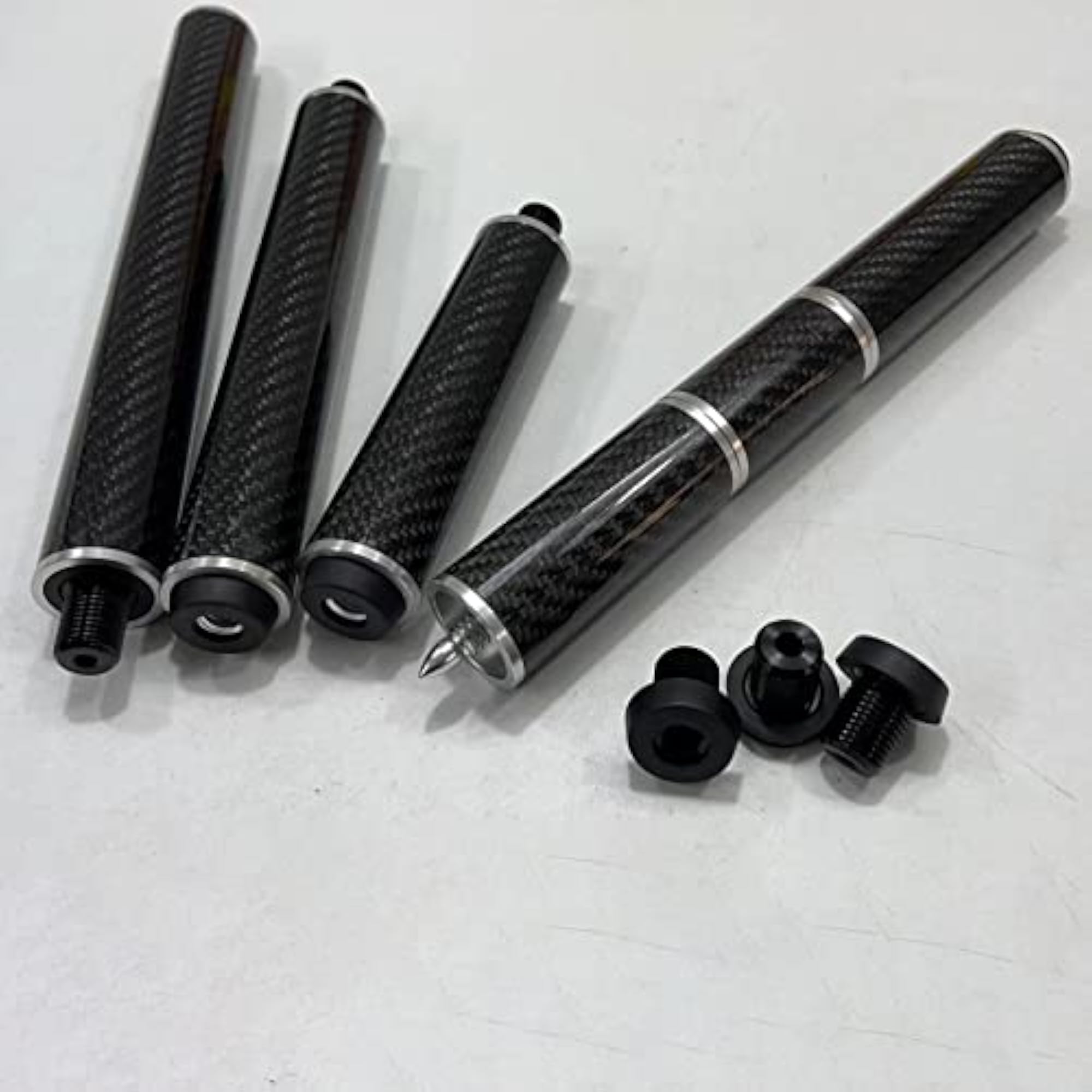8inch Carbon Fiber Pool Cue Extension Lengthener