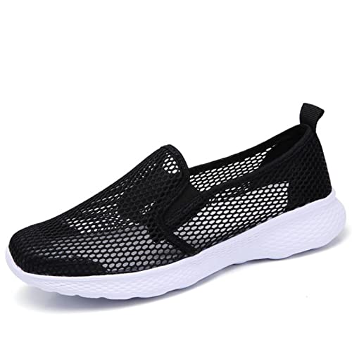 LBDOBU Mujeres de Malla Zapatillas de Deporte Transpirable ahuecarse hacia afuera Zapatos Cover