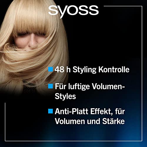 Syoss Trocken-Shampoo Volume Lift (3x 200 ml), Trockenshampoo für voluminöses Haarstyling, Trockenshampoo ohne Rückstände für extra Frische ohne Haarewaschen