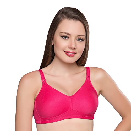 Image of TRYLO Cotton Riza Minimizer Women's Non-Padded Non-Wired Seamless Molded Bra