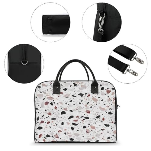 Maletín rojo Terrazzo para laptop ligero y ajustable miniatura 6