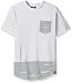Southpole Boys' Big Boys' Short Sleeve Cut and Sewn Ripped Scallop T-Shirt