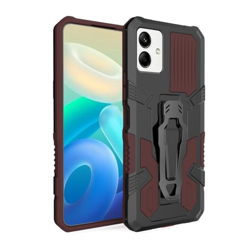 gуP[X Ή@ for Samsung Galaxy A06 / A07 }Olbg}EgLbNX^hyPC+TPUz2 in 1 JیϏՌJo[ Brown