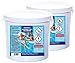 Produktbild GlobaClean Pool Multitabs 5 in 1 200g - 2 x 5 kg - Multi Chlortabletten mit 5 Phasen Pflegewirkung - Schnell sauberes Poolwasser - Chlor Poolchemie aus Europa