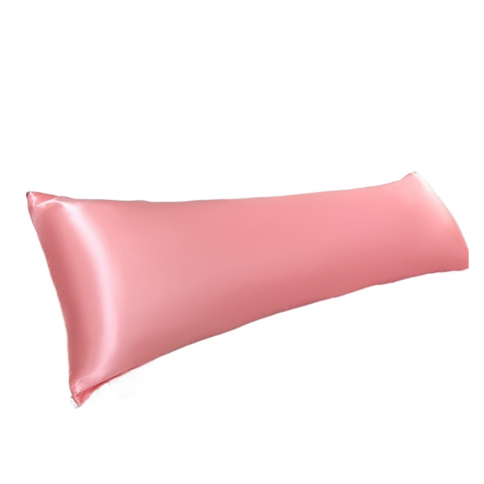 LYXYGMV 1pc Satin Silk Pillowcase Ruffles Double Cover Lace Smooth Long Pillow Sham For the Bedroom(Color 5,48x150cm 1pc)
