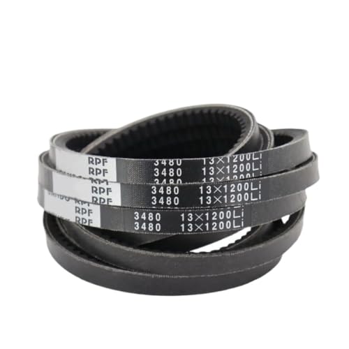 Ceinture triangulaire dentée RPF3445 en caoutchouc renforcé contre l'usure, lot de 5