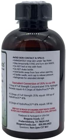 Miniatura 3 de HydroProx35 - Peróxido de hidrógeno puro de grado alimenticio al 8%