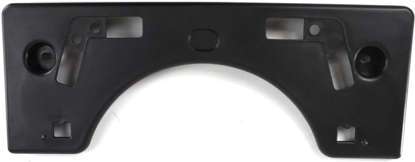 DAT AUTO PARTS Front Bumper License Plate Frame Tag Mounting Bracket Holder Replacement for 2004-2009 Toyota Prius Black Textured Plastic TO1068106 5211447040