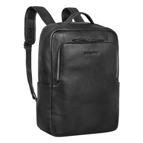 Sac à dos en cuir véritable STILORD Sören l'élégance vintage pour le voyage et les affaires