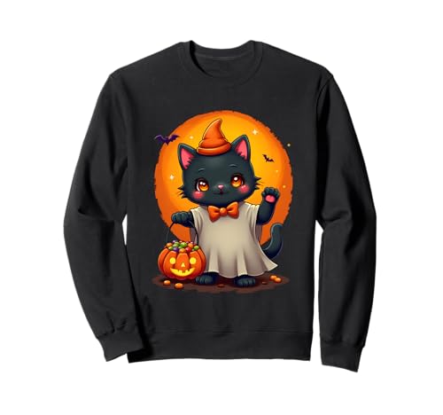 Cute Cat Halloween Pumpkin Spooky Cat Halloween �g���[�i�[