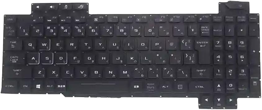 Universal Notebook Keypad Compatible for ASUS For TUF Gaming A15 FA506QM FA506QR Black JP Japanese Version
