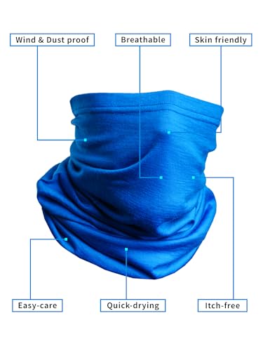Merino.tech Merino Wool Ski Neck Gaiter - Face Mask Neck Warmer for Men & Women2
