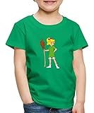 Shirt fällt klein aus. Beachten Sie bitte folgende Größenangaben zu Länge und Brustweite, flach liegend gemessen: 98-104 (2 Jahre) 40.5 x 29.5 cm, 110-116 (4 Jahre) 44.5 x 31.5 cm, 122-128 (6 Jahre) 49.5 x 34 cm, 134-140 (8 Jahre) 56.5 x 38 cm