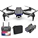 2021 Mini Drone avec Caméra 4K FPV, 2,4 GHz l'anti-interférence, Induction de Gravité, Vol de Trajectoire, Mode sans Tête, 20 minutes, Maintien d'altitude, Facile à Utiliser, pour Débutants (Noir)
