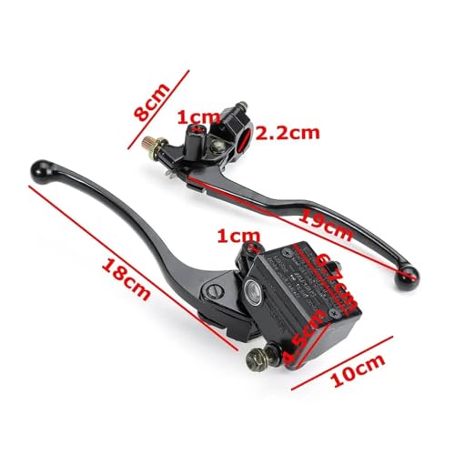 Protector de embrague de moto para rutas seguras con manillar de 22 mm 6