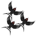 Texture : avec sa texture réaliste, ensemble ressemble à de vraies hirondelles qui décoreront votre maison, votre aménagement paysager et vos hirondelles