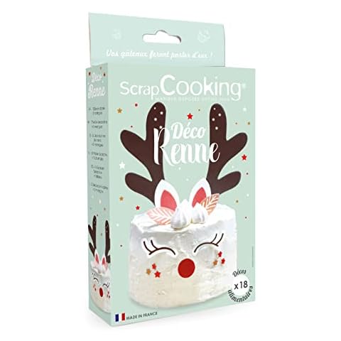 Scrapcooking Kit Déco Azyme Renne 1 Unité Cover