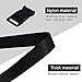 RETON 0.59 Inch 10 Yards Black Nylon Webbing Strap + 20 PCS Adjustable Buckles Plastic Side Release Buckles