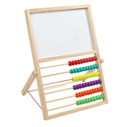 Doodle Pad para niños – Pizarra blanca borrable magnética con soporte de cálculo | Almohadilla de dibujo Eusable Doodle Board borrable de doble cara para niños y adultos