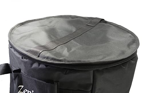 EDMBG Deluxe PADDED CONGA GIG BAG - FITS MOST 12" DRUMS PLUSH BLACK