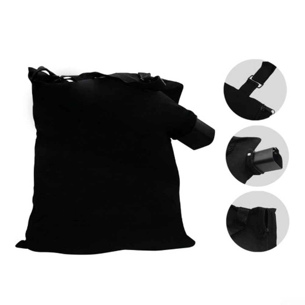 Borsa a tracolla sottovuoto per soffiatore a foglie 5140125-95 per Black and Decker per BV3100 BV2900 borsa di ricambio con capacità migliorata e struttura in poliestere