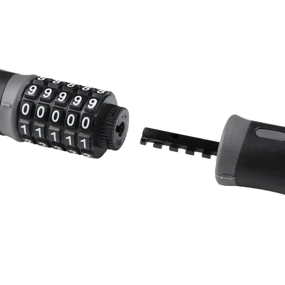 Candado Moto Disco Cerradura de Cadena antirrobo con 5 códigos, contraseña de Bicicleta, Acero de aleación,Motocicleta,Scooter,Accesorios para Bicicleta de Carretera Candado Moto