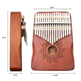 Kalimba 17 Clés Instrument Pouce Piano – Thumb Piano Doigt Piano à pouce Piano portable en acajou bois Instrument de… - Les Beatles, Paul McCartney, John Lennon, RIngo Starr, George Harrison Kalimba 17 Clés Instrument Pouce Piano - Thumb Piano Doigt Piano à pouce Piano portable en acajou bois Instrument de… – Image 3