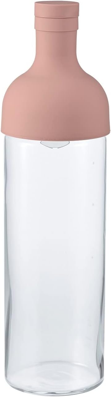 Cold Brew Tea Bottle with Filter Insert, 750 ml FIB-75-SPR, Smoky Pink