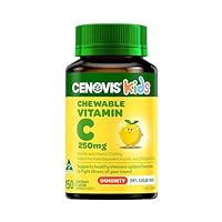 Cenovis Kids Chewable Vitamin C 250mg (Lemonade) 150 Tablets - Supports Healthy Immune System Function in Children - Helps Prevent Vitamin C Deficiency in Children & Maintains Healthy Gums
