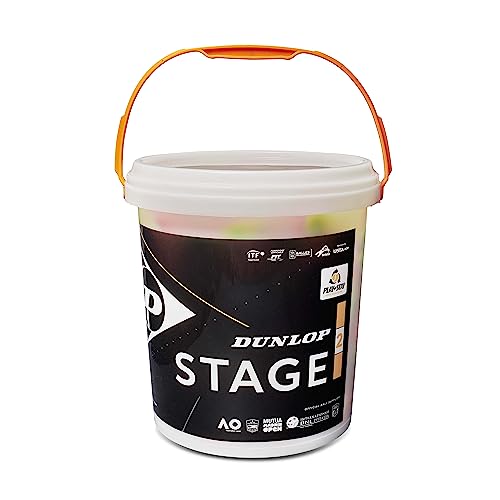 Dunlop Palline da tennis Stage 2 Orange, 60 palline