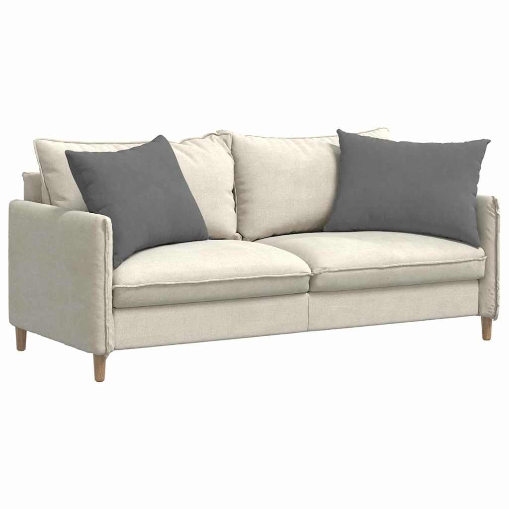 Coussins de canapé déhoussables 70x50 lot de 2 grand format gris