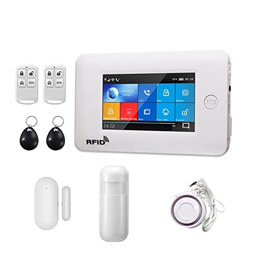 LNHHG Sistema di Allarme di Sicurezza Domestica, 433MHz all Touch