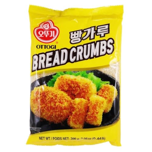 Panko - Pan rallado de pan de Ottogi Bread Crumbs, 6 sobres de 200 g