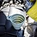 Silicone Collapsible & Coolant Funnel for Car & Oil Change with Sage Gray Matte Finish by Serro