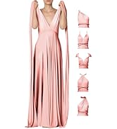 knee length dresses for ladies Classic Multiway Infinity Dress In Light Blush Pink For Sale - Bridesmaids  Dresses main image 0