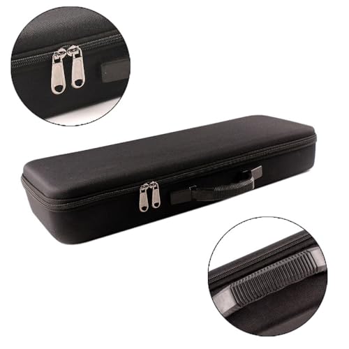 Funda Portátil para Cañas de Pescar - Bolsa Rígida de EVA a Prueba de Golpes con Correa para Hombro para Almacenamiento de Accesorios, Negro miniatura 4