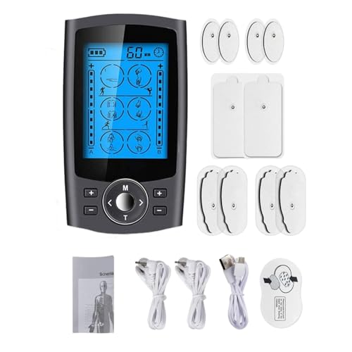Estimulador Muscular tens - Masajeador Muscular, Masaje Nervioso Portátil, Máquina Tens Recargable con 36 Modos | Máquina Estimuladora Nerviosa para del Malestar, Masaje Corporal Completo