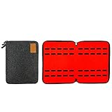 Die Box ist in zwei Schichten mit Trennwand und gepolsterter Mitte unterteilt, damit die Uhren oder Armbänder nicht abgenutzt werden.