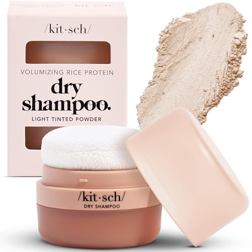 Kitsch Dry Shampoo Powder with Rice Protein for...