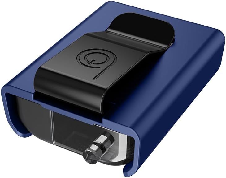BELTRON Protective Case for Tandem Mobi Pump with Built-in Metal Belt Clip (Strong & Durable Case for Tandem Diabetes Care Mobi Insulin Pump) - Black