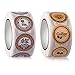 500Pcs Coffee Theme Label Stickers 1In Round Sealing Stickers for Caffee Drinks Water Bottles Party Favor Wrap